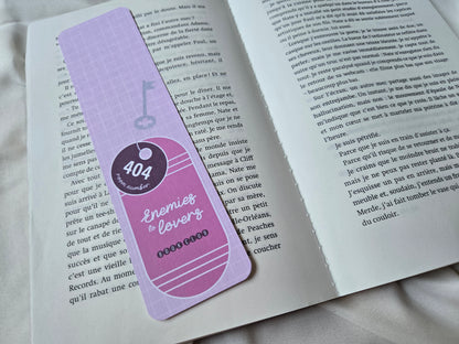 Marque-page Enemies to Lovers ♥ Collection Clé de motel
