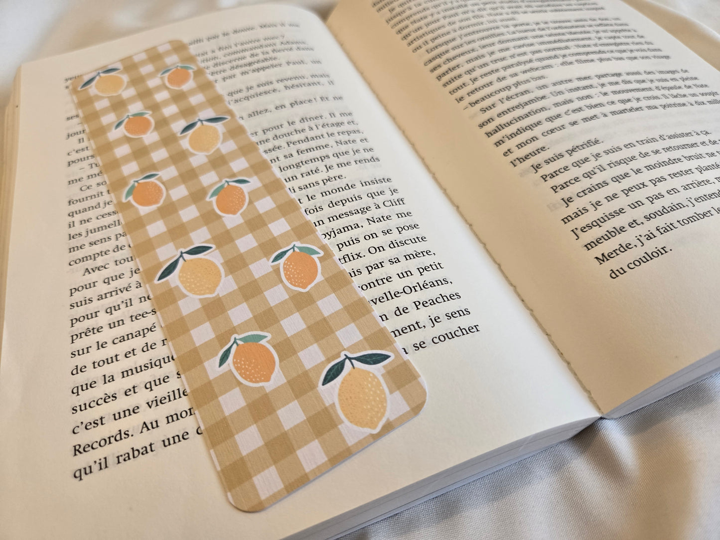 Marque-pages Vichy ♥ Fruits