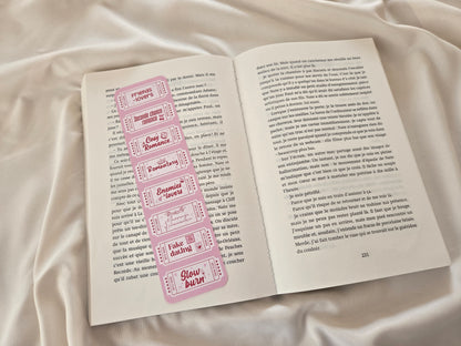 Marque-page The Tropes Book Club ♥ Collection Tickets Tropes