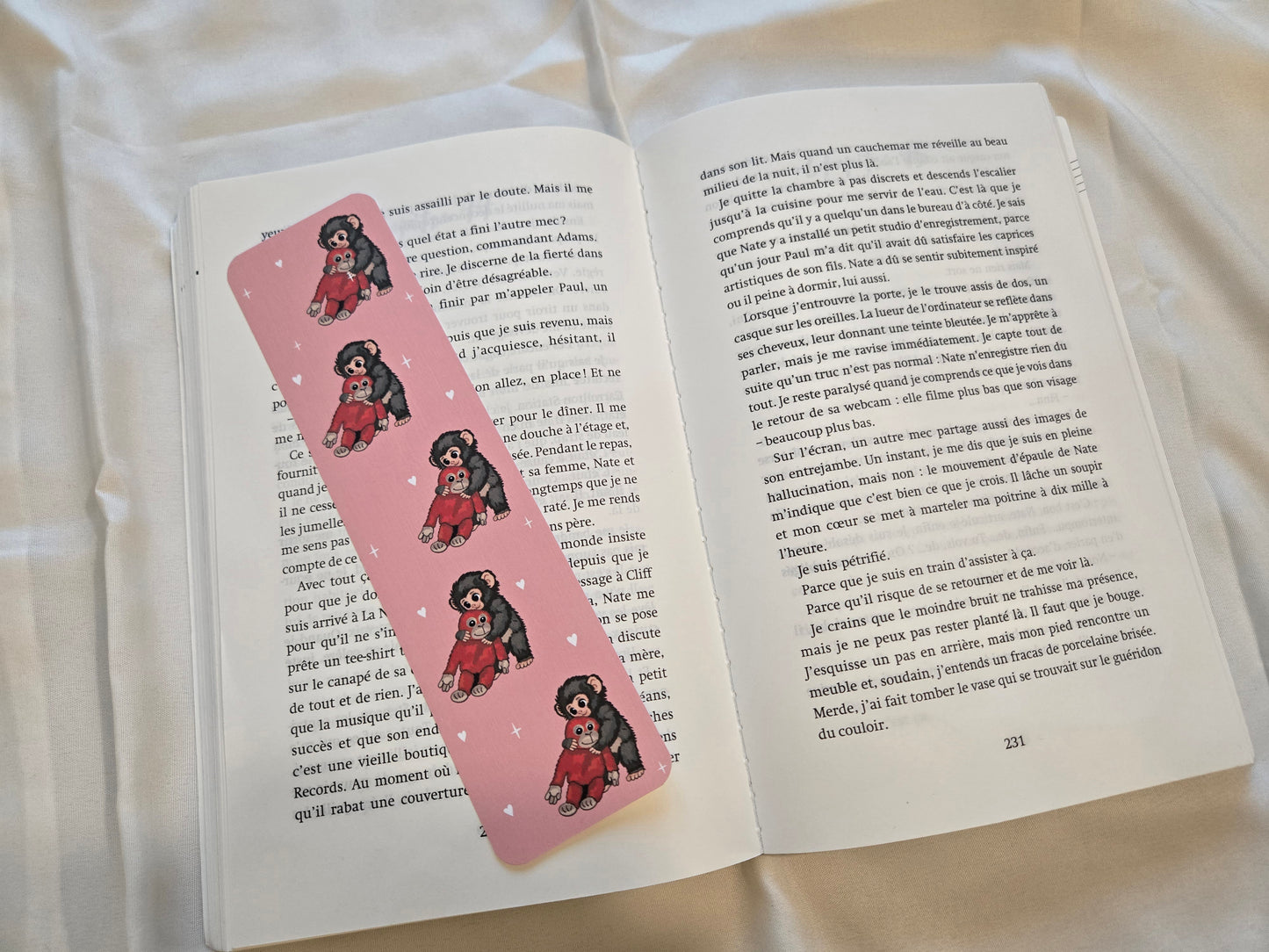 Punch-Kun Baby Macaque Bookmark ♥