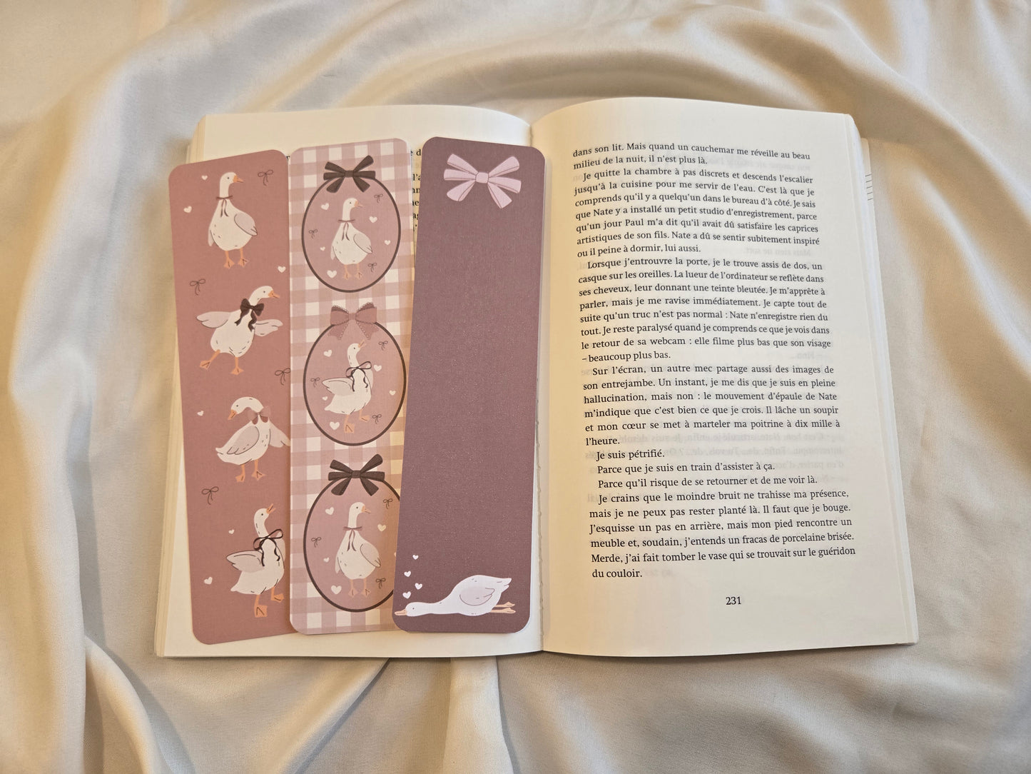 Marque-pages ♥ Silly Goose Oie ♥