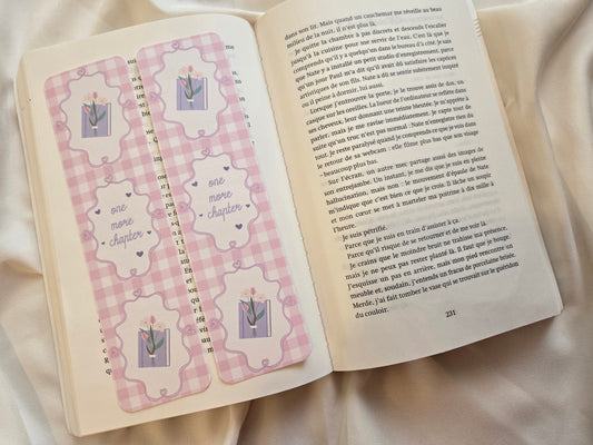 Marque-page Vichy ♥  One more chapter