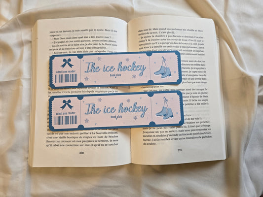 Marque-page The Ice Hockey ♥ Collection Book Club