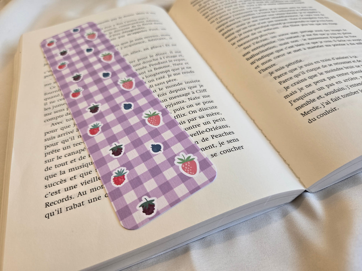 Marque-pages Vichy ♥ Fruits