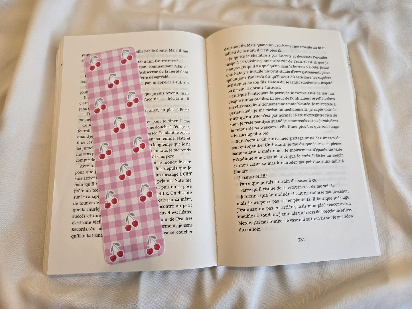 Marque-pages Vichy ♥ Fruits