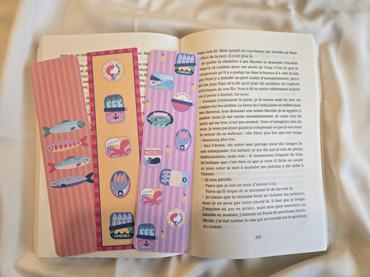 Marque-pages ♥ Sardines ♥