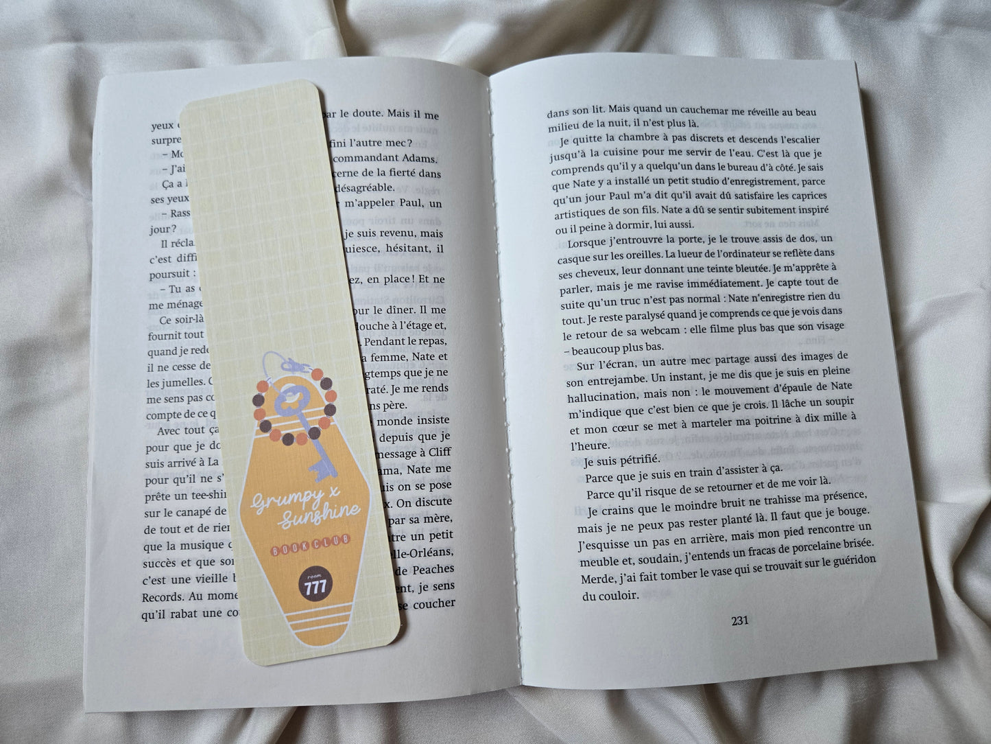 Marque-page Grumpy x Sunshine ♥ Collection Clé de motel