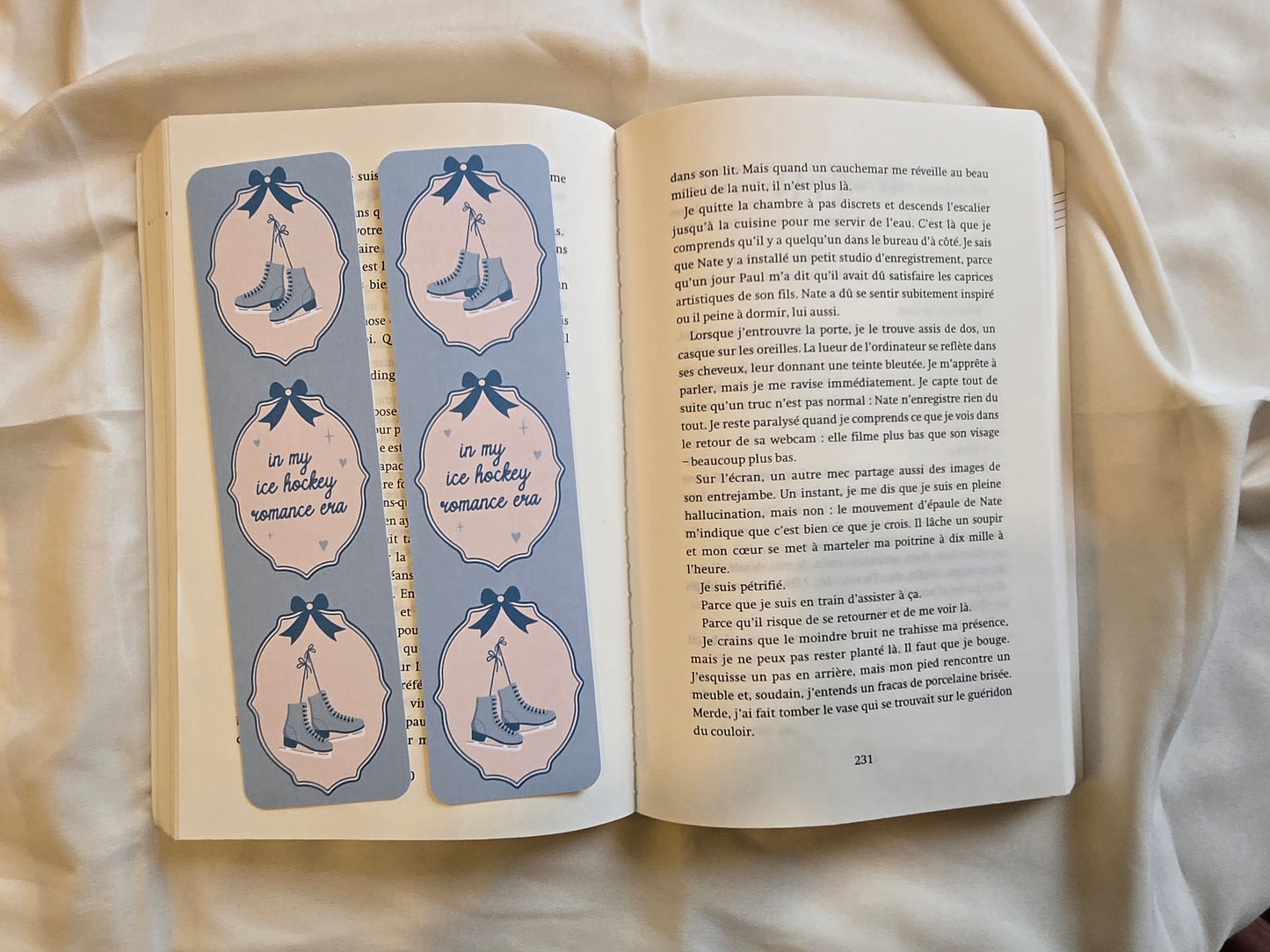 Hockey Romance Bookmark ♥