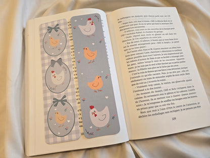 Marque-pages ♥ Poules & Poussins ♥