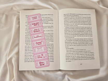 Marque-page The Tropes Book Club ♥ Collection Tickets Tropes
