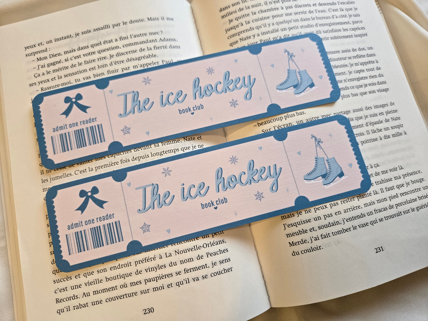 Marque-page The Ice Hockey ♥ Collection Book Club