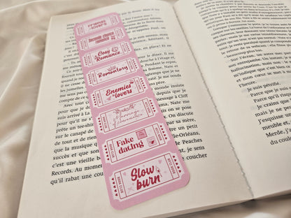 Marque-page The Tropes Book Club ♥ Collection Tickets Tropes