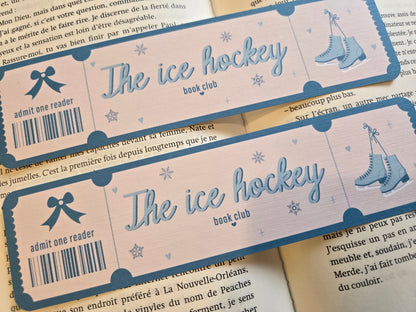 Marque-page The Ice Hockey ♥ Collection Book Club