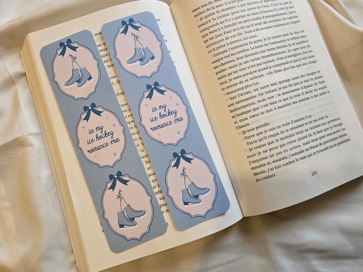 Hockey Romance Bookmark ♥