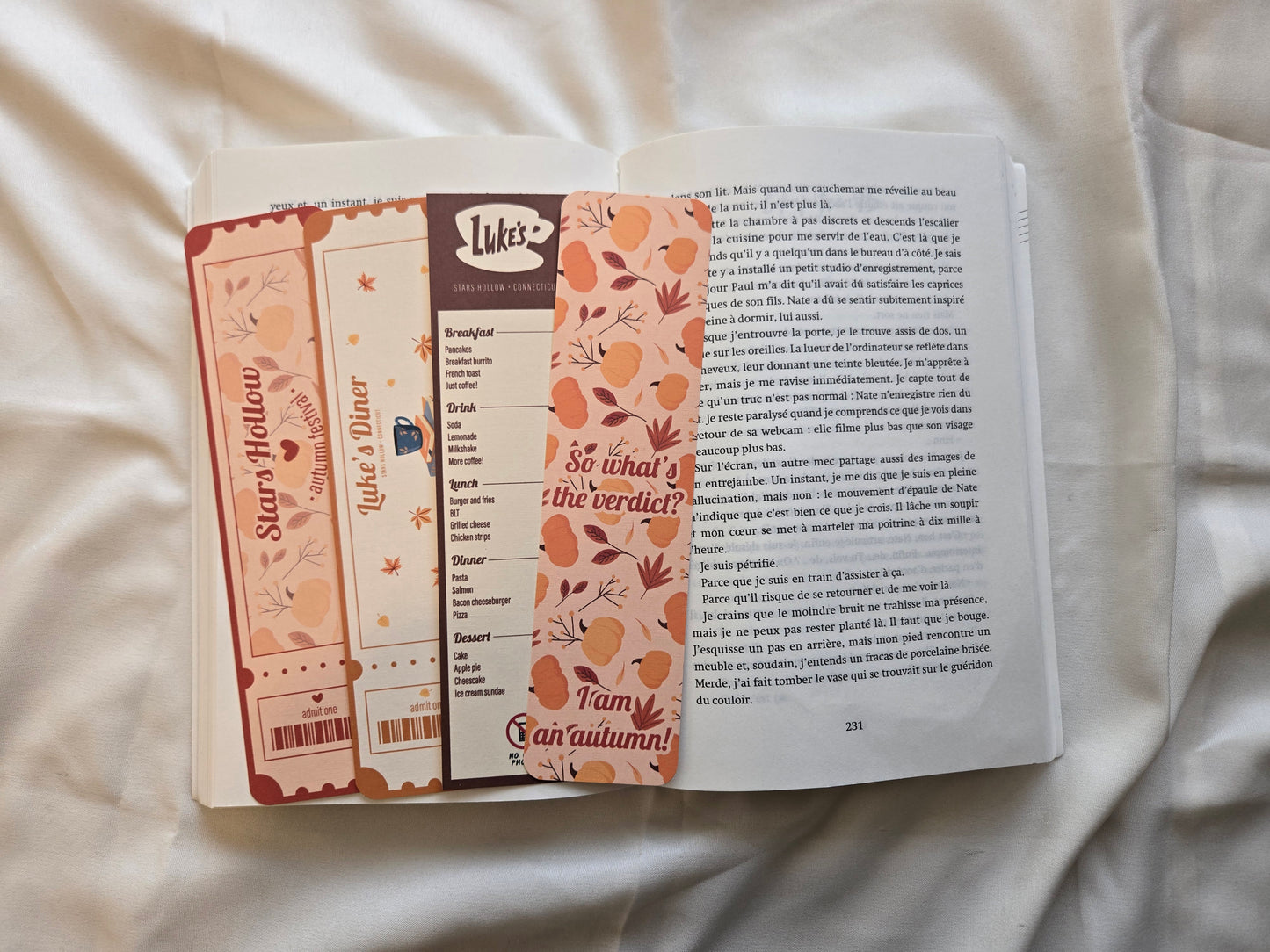 Marque-pages Gilmore Girls, Luke's Diner ♥ Collection Gilmore Girls
