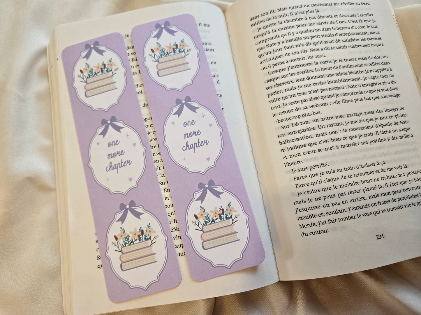 Marque-page One more chapter ♥