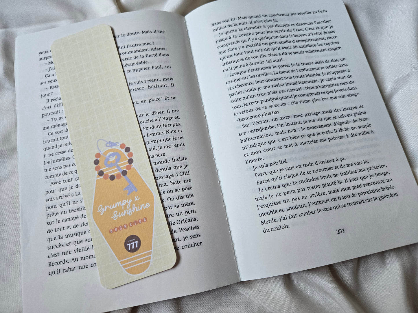 Marque-page Grumpy x Sunshine ♥ Collection Clé de motel