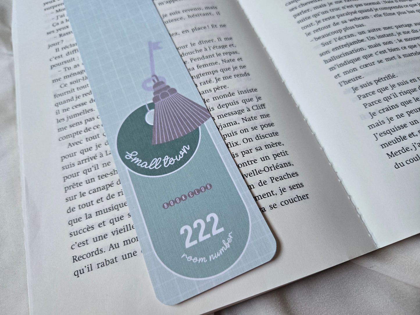 Marque-page Small town ♥ Collection Clé de motel