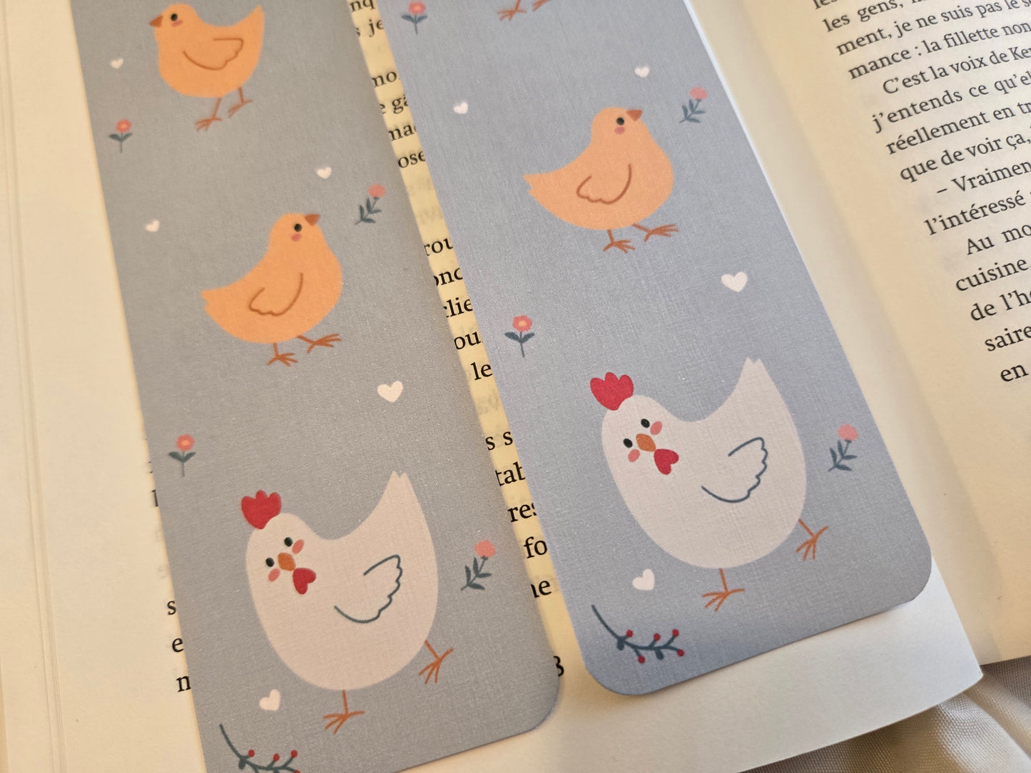 Marque-pages ♥ Poules & Poussins ♥