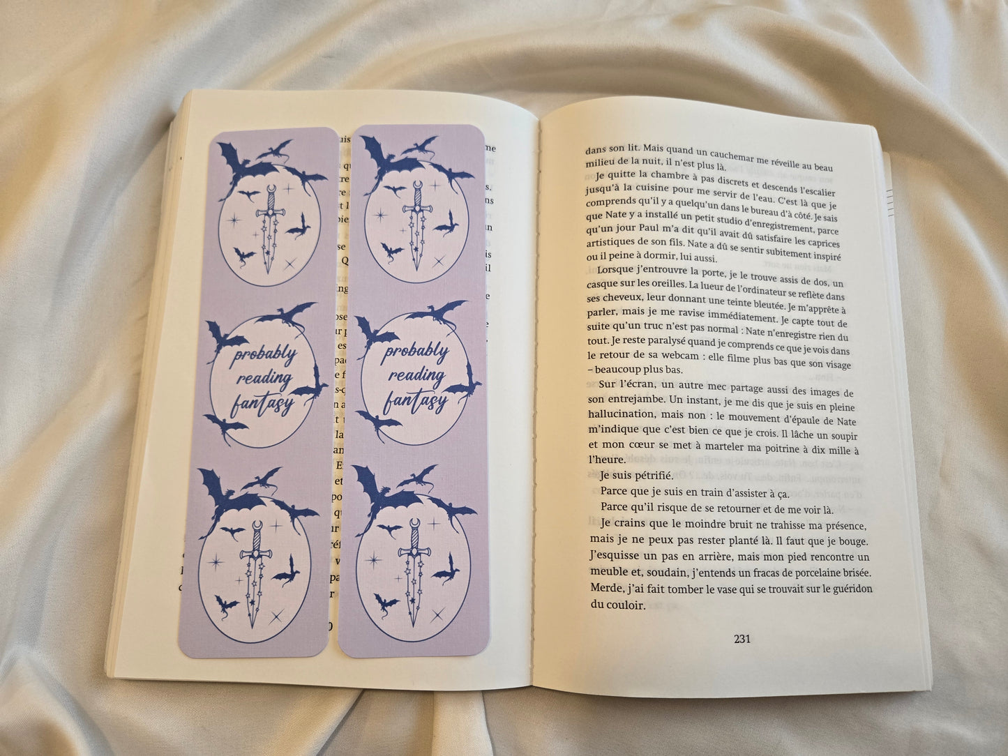 Marque-pages Dragons ♥ Reading Fantasy ♥