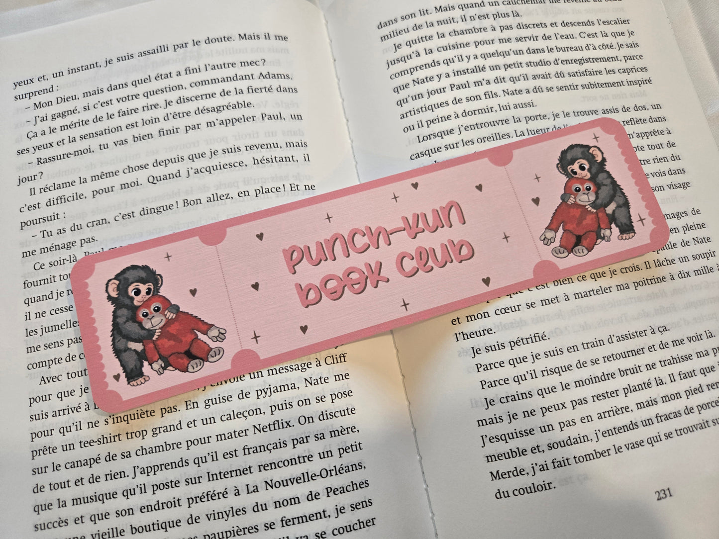 Punch-Kun Baby Macaque Bookmark ♥