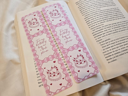Marque-page Vichy ♥  For my birthday