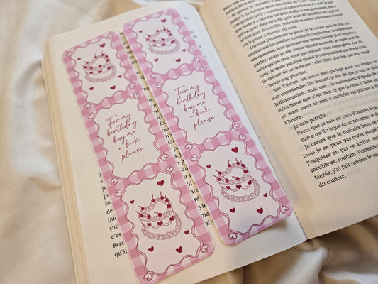 Marque-page Vichy ♥  For my birthday
