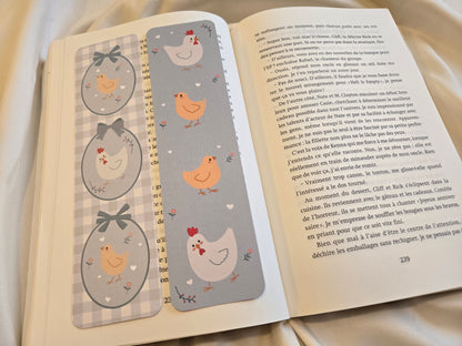 Marque-pages ♥ Poules & Poussins ♥