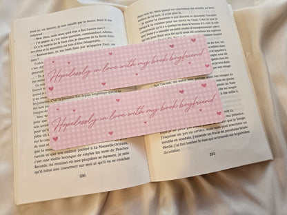 Marque-page Vichy ♥ My book boyfriend
