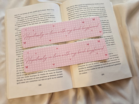 Marque-page Vichy ♥ My book boyfriend
