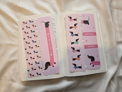 Marque-pages Teckel - Chien saucisse ♥