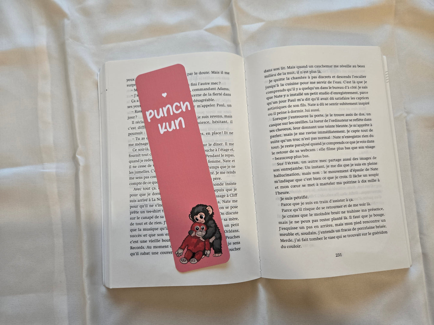 Punch-Kun Baby Macaque Bookmark ♥