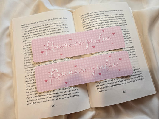 Marque-page Vichy ♥ Romance Girlie